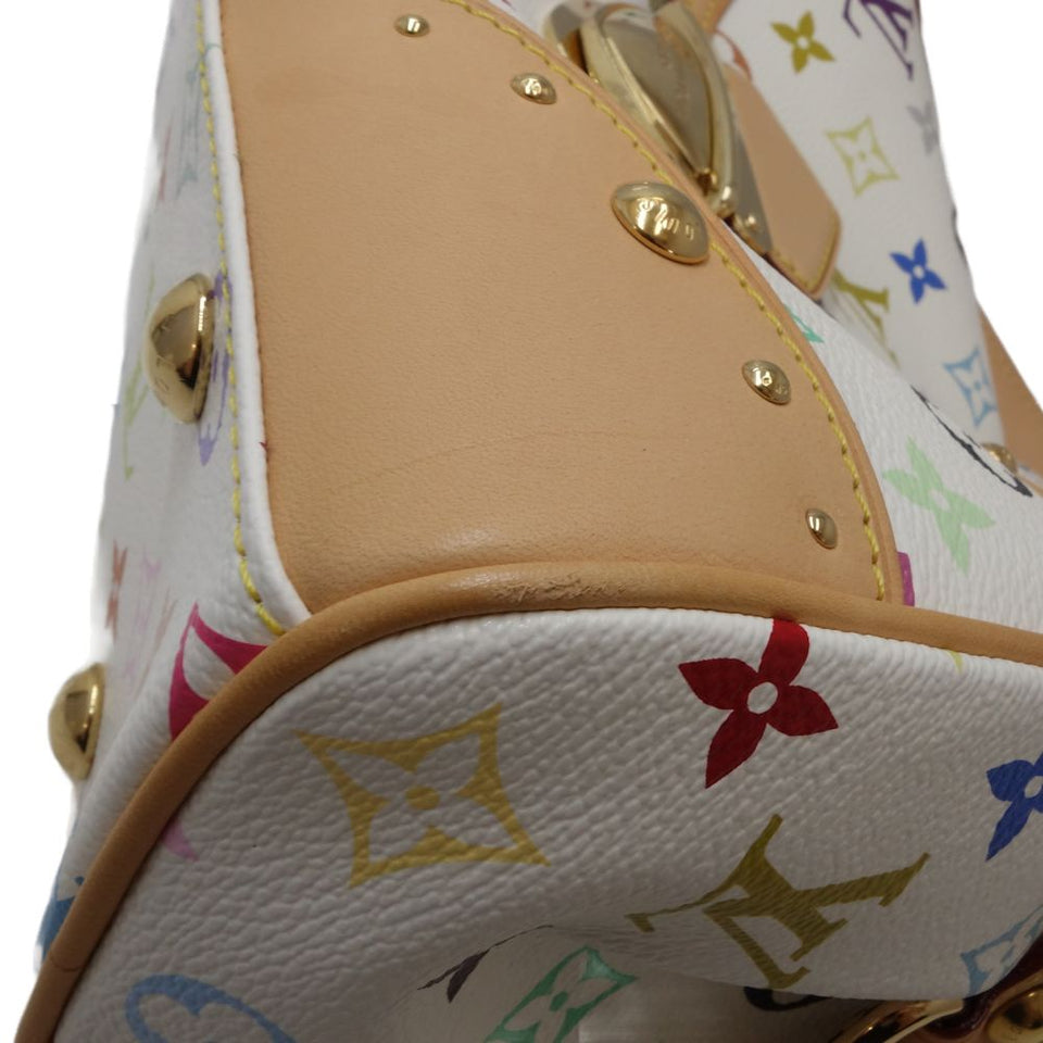 Louis Vuitton Multicolor Beverly MM Shoulder Bag White