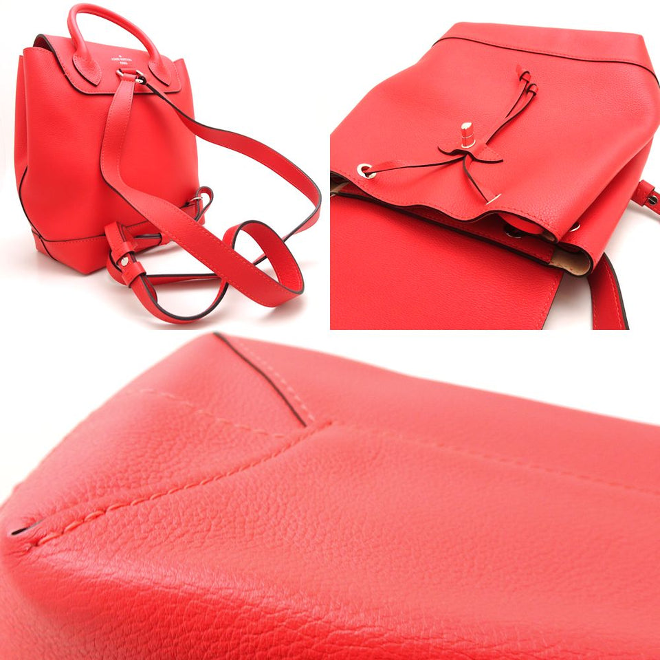 Louis Vuitton Lock Me Backpack Daypack Ruby