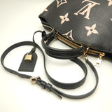 Louis Vuitton Petit Palais PM Handbag Amplant Black