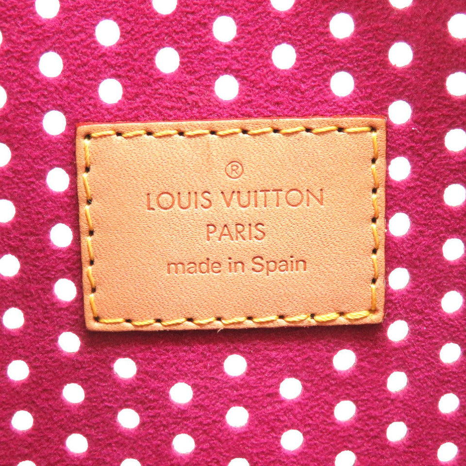 Louis Vuitton Monogram Perfo Pochette Accessoire Fuchsia Handbag