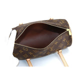Louis Vuitton Monogram Papillon 26 Hand Bag Brown