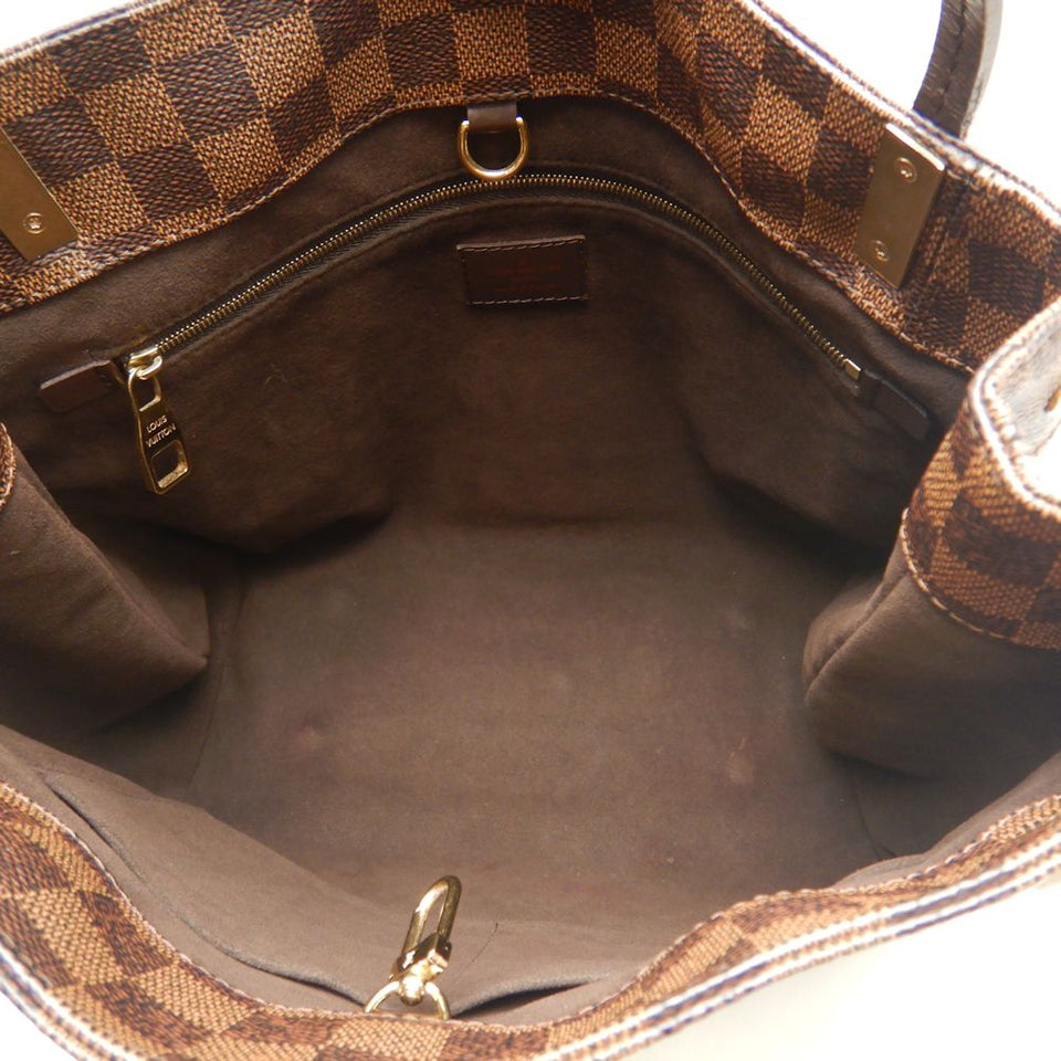 Louis Vuitton Damier Marylebone PM Ebene Shoulder Bag Brown