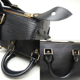 Louis Vuitton Epi Speedy 25 Handbag Noir