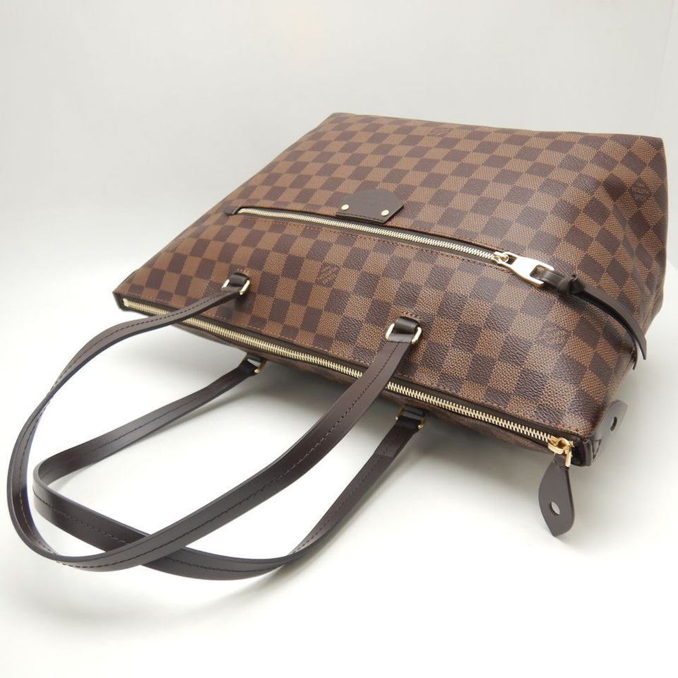 Louis Vuitton Damier Jena MM Tote Bag Brown