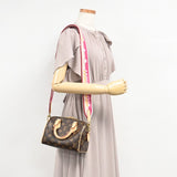 Louis Vuitton Speedy Bandouliere 20 Handbag Monogram Fuchsia