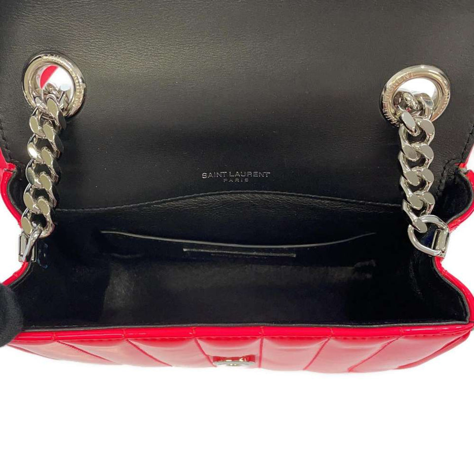 Saint Laurent- Paris Shoulder Bag Vicky Patent Pink