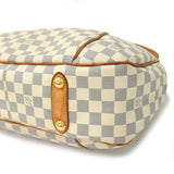 Louis Vuitton Galliera PM Shoulder Bag Damier Azur Ivory