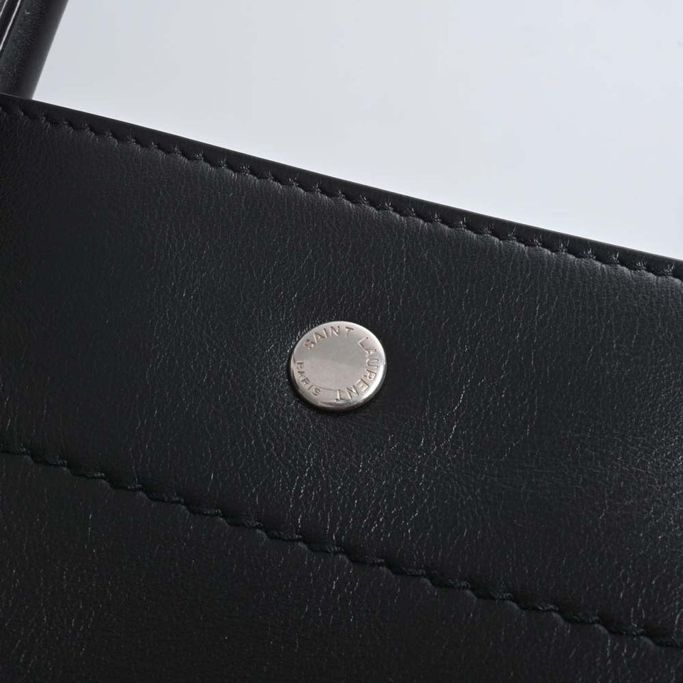 Saint Laurent- Rive Gauche Small Tote Bag Black