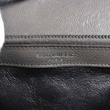 Saint Laurent- Leather College 2way Chain Shoulder Bag Gray