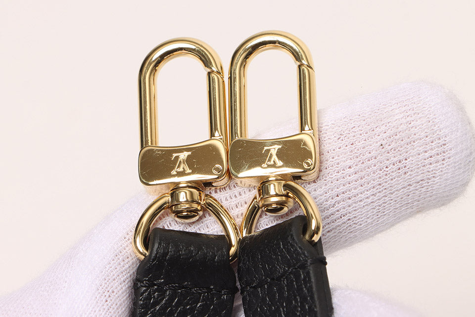 Louis Vuitton Amplant Wallet On Chain Ivy Black