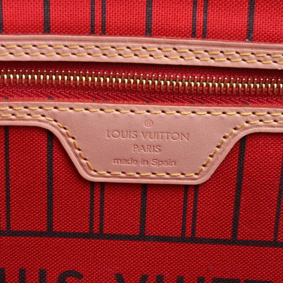 Louis Vuitton Monogram Neverfull MM Tote Bag Brown