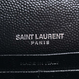 Saint Laurent- Leather Chain Shoulder Wallet Long Wallet Black