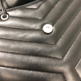 Saint Laurent- Lulu Backpack Medium Calf Leather Rucksack Daypack Black