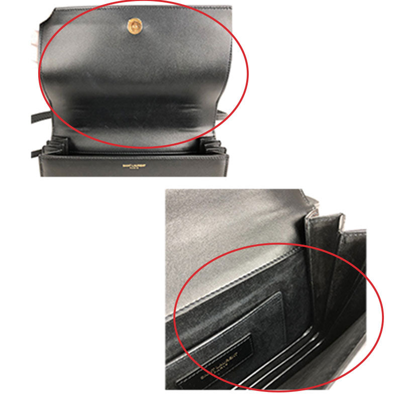 Saint Laurent- Cassandra Shoulder Bag Black