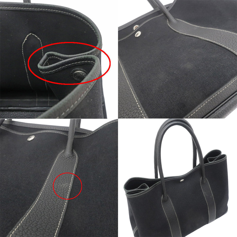 Hermes Garden Party PM Handbag Black