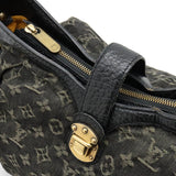 Louis Vuitton Monogram Denim Xs Diagonal Leather Noir Black
