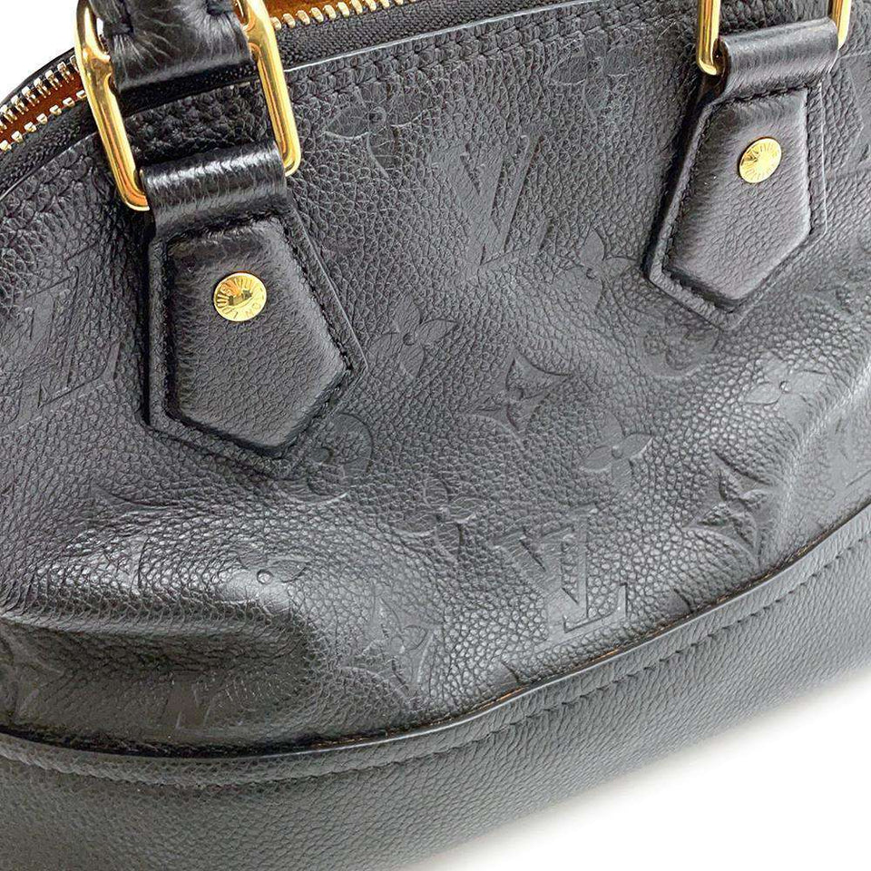 Louis Vuitton Handbag Monogram Emplant Neo Alma BB Black