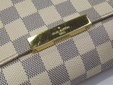 Louis Vuitton Favorite MM Shoulder Bag Damier Azur
