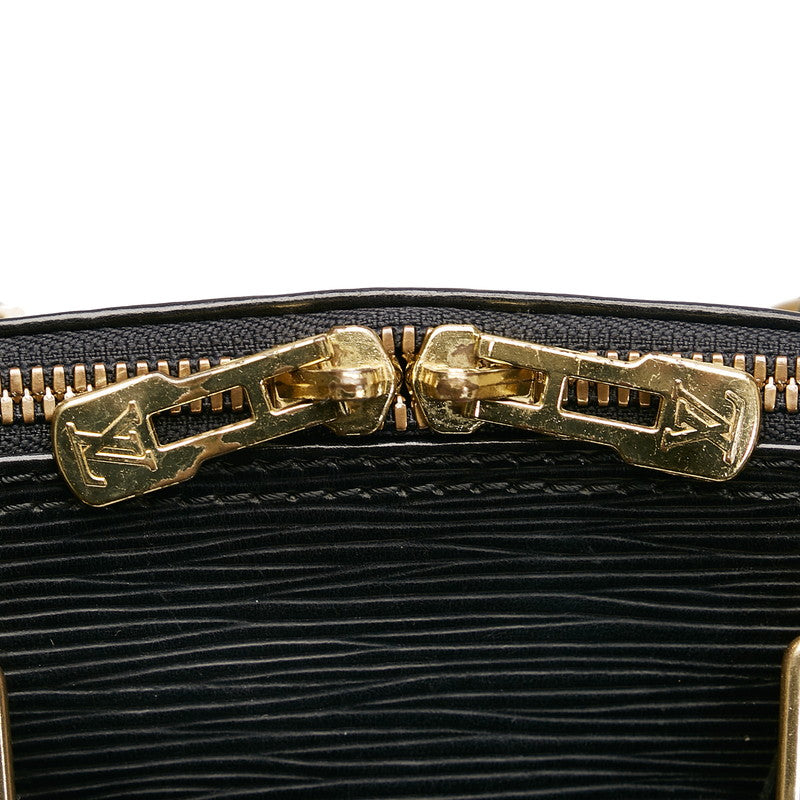 Louis Vuitton Epi Alma Handbag Noir Black Leather
