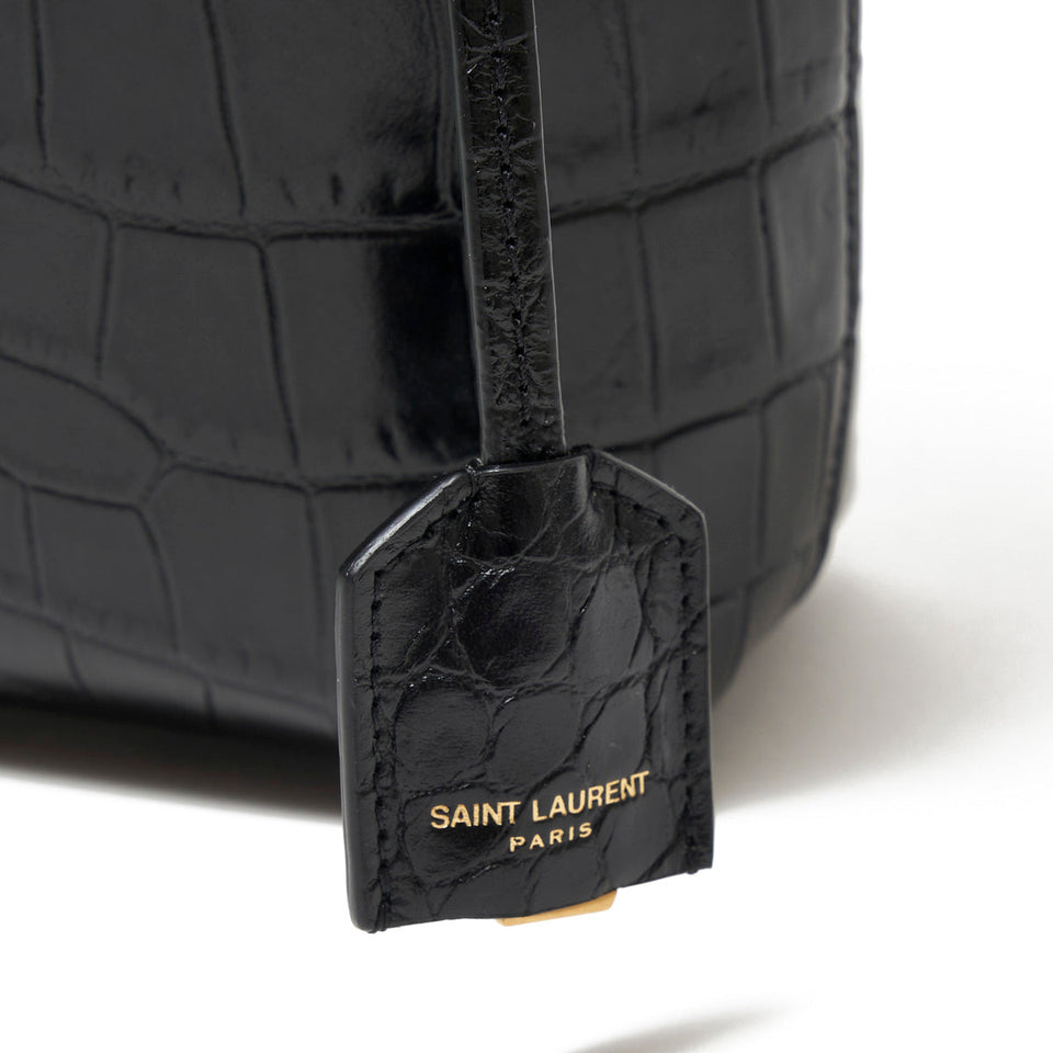 Saint Laurent- Tote Bag 2way Black