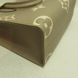 Louis Vuitton On The Go PM Handbag Leather Monogram Implant