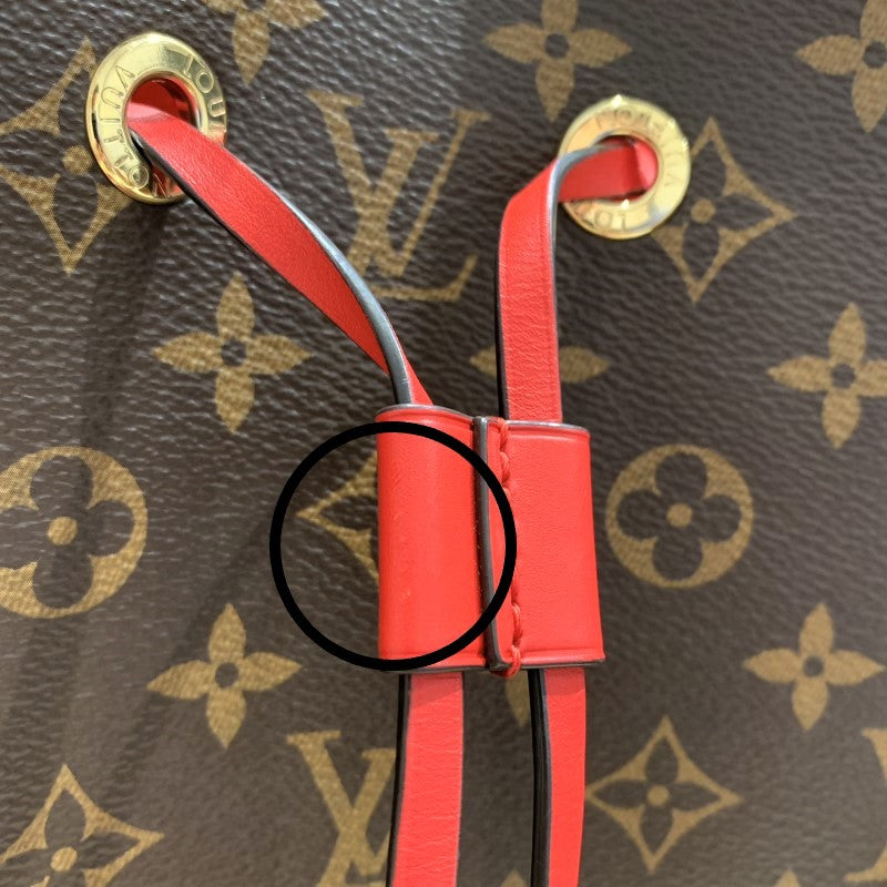 Louis Vuitton Neonoe Monogram Red Shoulder Bag