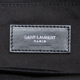 Saint Laurent- Body Bag Waist Bag Canvas Leather Black