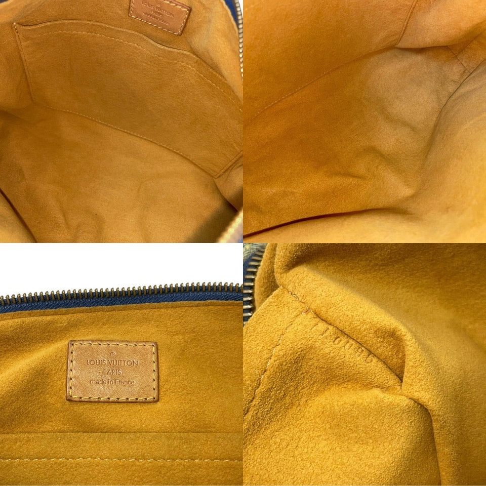 Louis Vuitton Monogram Denim Baggy PM Shoulder Bag Blue