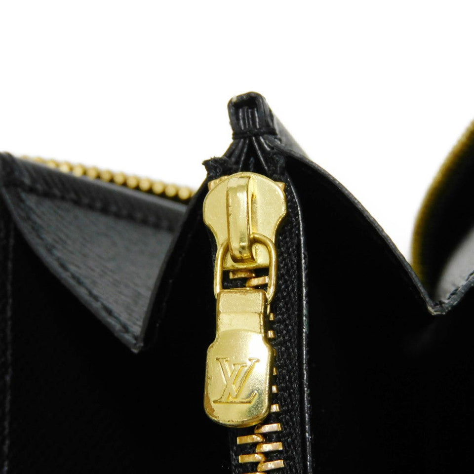 Louis Vuitton Long Wallet Zippy Wallet LV Logo Brown