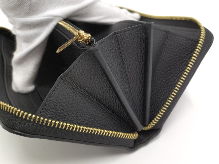 Louis Vuitton Zippy Wallet Round Zipper Long Wallet Monogram Amplant Black Beige