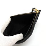 Louis Vuitton Monogram Emplant Pochette Melanie BB Long Wallet Pouch