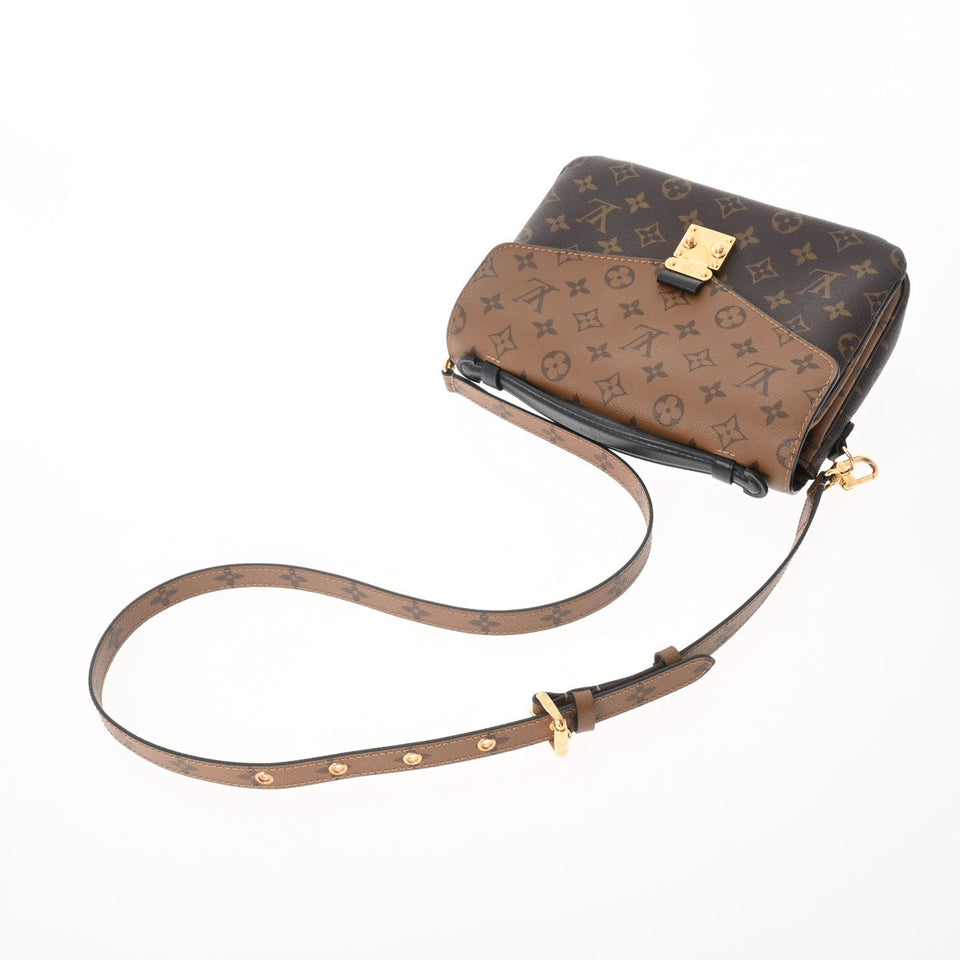 Louis Vuitton Monogram Pochette Metis MM 2way Canvas Handbag
