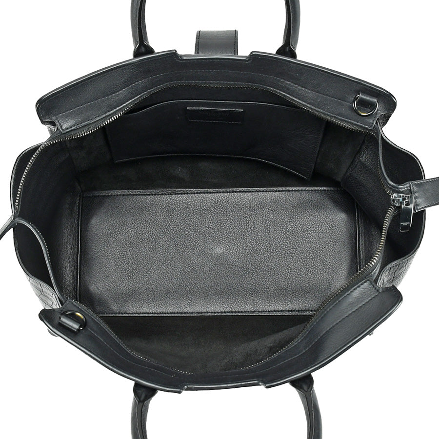 Saint Laurent- PARIS Downtown Cabas Shoulder Bag Leather Black