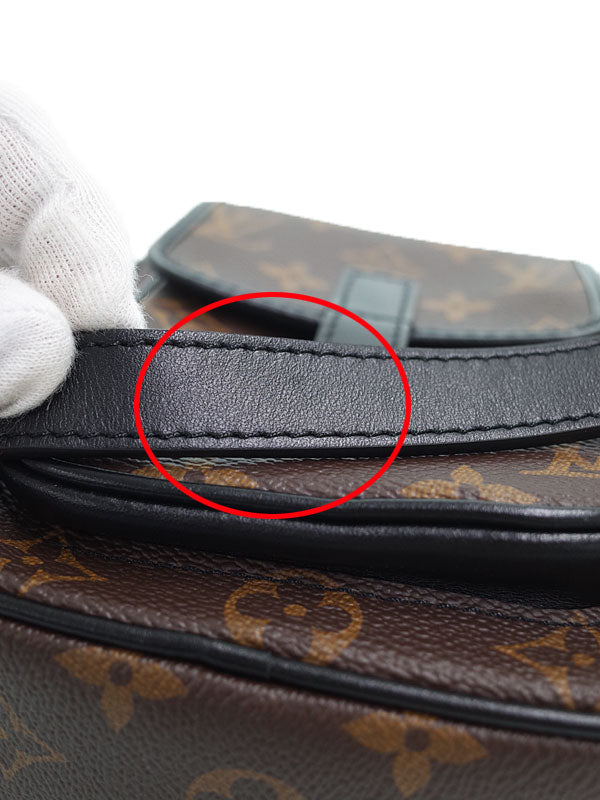 Louis Vuitton Monogram Macassar Christopher Wearable Wallet Shoulder Bag