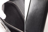 Louis Vuitton Epi Zipper Long Wallet Portefeuille Twist Noir Black