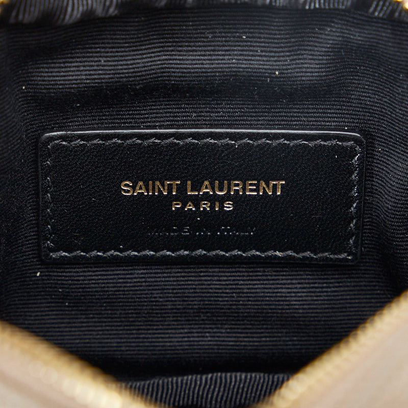 Saint Laurent- Cassandra Baby Mini Chain Shoulder Bag Beige
