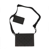 Louis Vuitton Gaston Wearable Wallet Shoulder Bag Purse Black