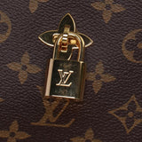 Louis Vuitton Flower Zipped Tote MM Monogram Bordeaux Red