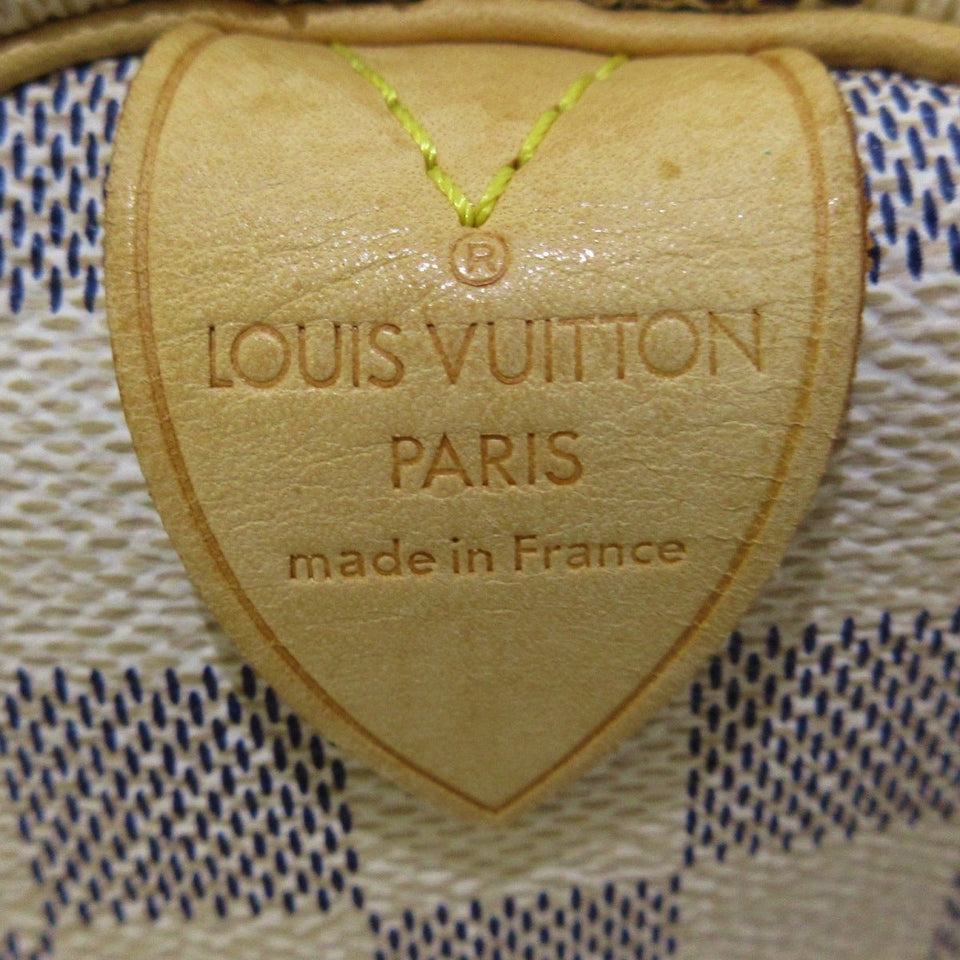 Louis Vuitton Speedy 30 Handbag Azure Damier
