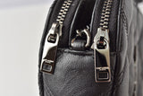 Saint Laurent- Becky Double Zip Pouch Mini Bag Clutch Bag Leather Black Saint Laurent