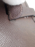 Hermes Evelyn PM Shoulder Bag Dark Brown