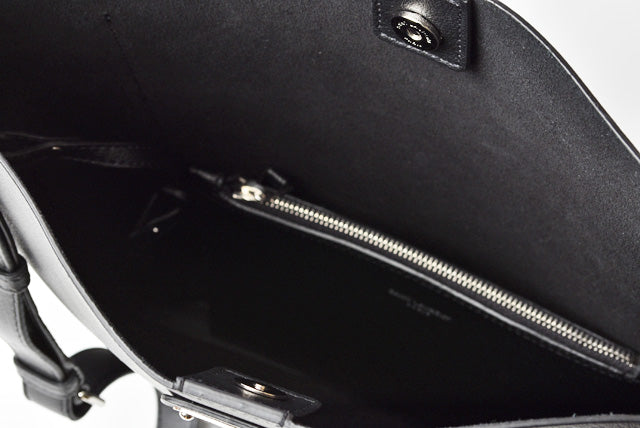Saint Laurent- Shoulder Bag Crossbody Messenger Leather Black Saint Laurent