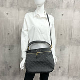 Louis Vuitton 2way Monogram Implant Spontini One Handbag  Black