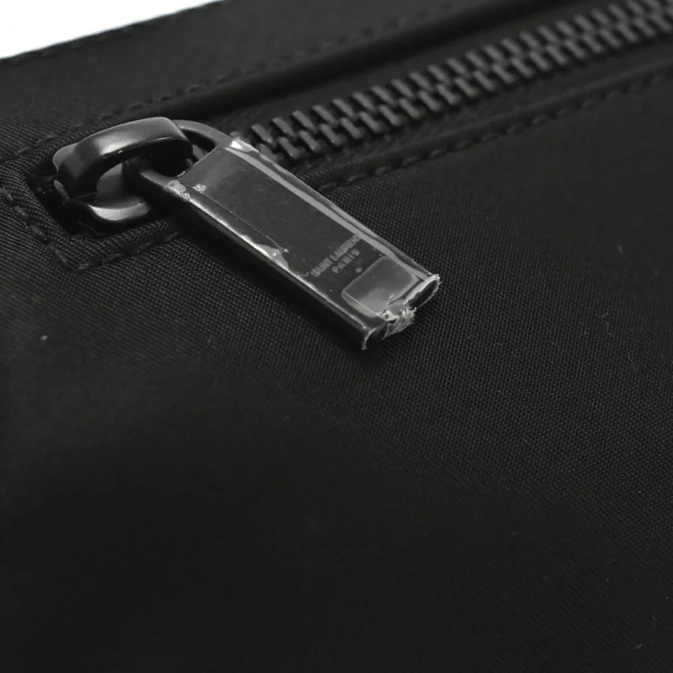 Saint Laurent- Paris Crossbody Bag Shoulder Bag Enamel Zip Black