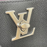 Louis Vuitton Lock Me Bucket Noir Fuchsia Leather 2way Shoulder Bag