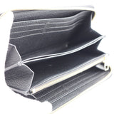 Louis Vuitton Zippy Wallet Monogram Emplant Long Wallet Noir