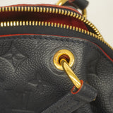 Louis Vuitton Monogram Implant Ponthieu PM Shoulder Bag Marine Rouge