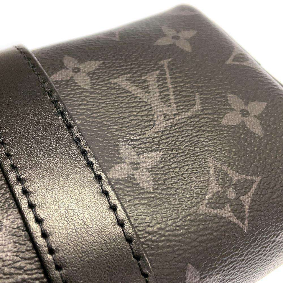 Louis Vuitton Handbag Monogram Eclipse Keepall Bandouliere 25 Black