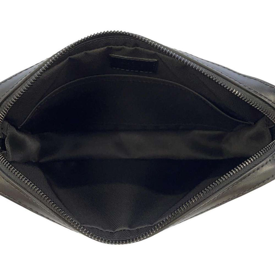 Louis Vuitton Shoulder Bag Monogram Shadow Duo Messenger Black