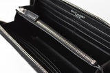 Saint Laurent- Paris Wallet Long Wallet Leather Black